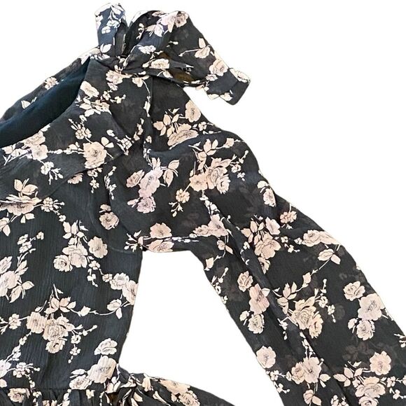 For Love And Lemons Theo Silk Blend One Shoulder Top Medium - Picture 7 of 15